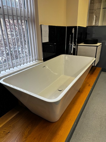Bathroom Showroom showing large bath