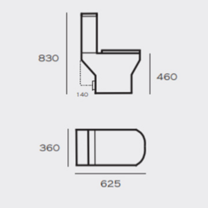 Comfort Height Pan Cistern Soft Close Seat